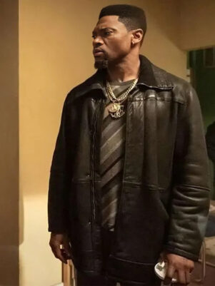 Marvin Power Book III Raising Kanan Brown Leather Jacket