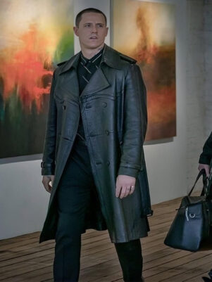 Power Book IV Force Vic Flynn Leather Coat