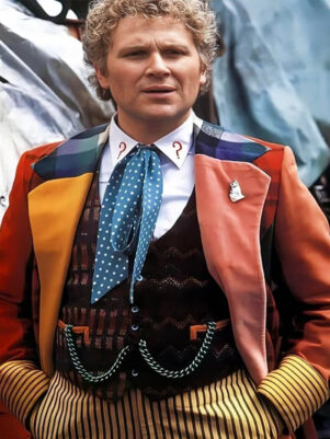 Tv Series Doctor Who Colin Baker Sixth Doctor Coat