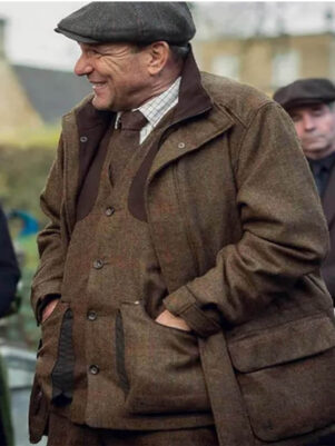 Vinnie Jones The Gentlemen 2024 Brown Coat