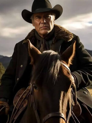 John Dutton Yellowstone Black Trench Coat