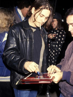 Johnny Depp Black Leather Jacket