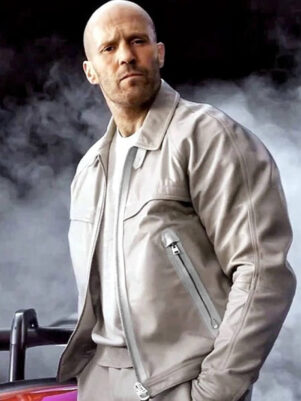 Fast X Jason Statham Off White Jacket