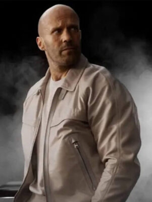 Fast X Jason Statham Off White Jacket