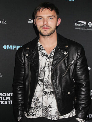 Nicholas Black Hoult Leather Jacket