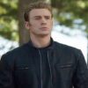 Captain America Black Leather Jacket