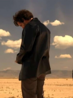 Breaking Bad Louis Ferreira Black Leather Blazer