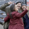 You Me and the Christmas Trees Olivia Ardem Red Jacket