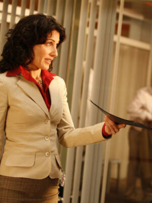 Lisa Edelstein White Blazer