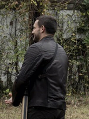 Nico Tortorella Leather Jacket