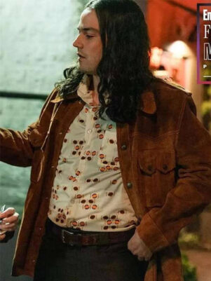 Daniel Zovatto Brown Coat