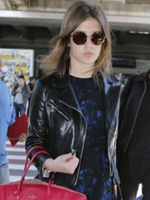 Adele Exarchopoulos Black Leather