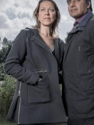 Nicola Walker Unforgotten S02 DCI Cassie Stuart Grey Jacket