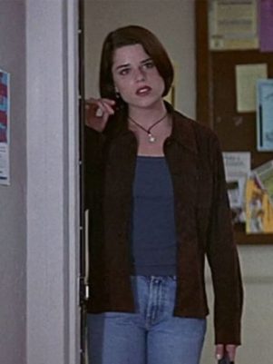 Scream 2 Neve Campbel Brown Jacket