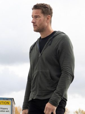 Justin Hartley Tracker Zip-up Hoodie