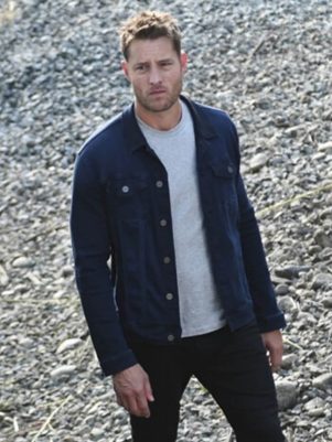 Justin Hartley Tracker Blue Jacket