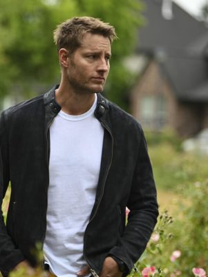 Justin Hartley Tracker Black Suede Jacket