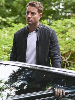 Justin Hartley Tracker Black Suede Jacket