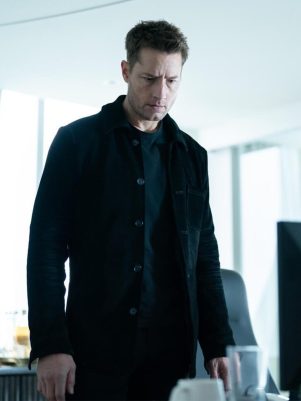 Justin Hartley Tracker Black Suede Jacket