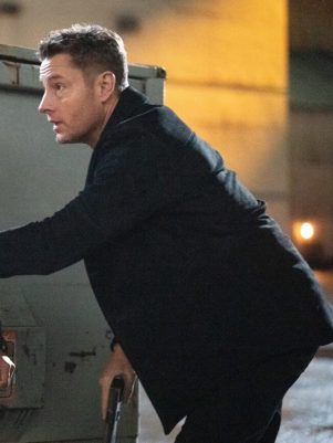 Justin Hartley Tracker Black Suede Jacket