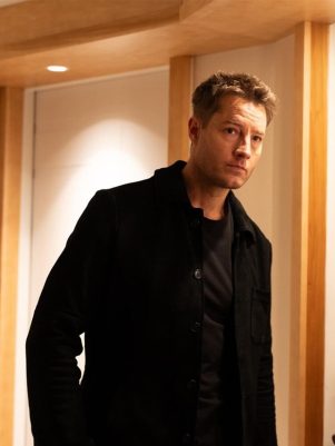 Justin Hartley Tracker Black Suede Jacket