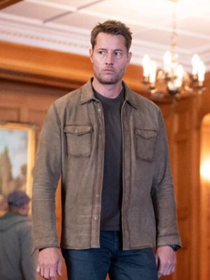 Justin Hartley Tracker S03 Brown Suede Jacket