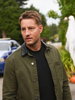 Justin Hartley Tracker S03 Green Jacket