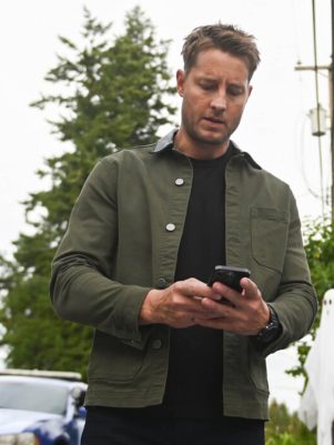Justin Hartley Tracker S03 Green Jacket