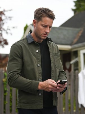 Justin Hartley Tracker S03 Green Jacket