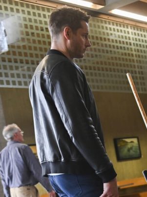 Justin Hartley Tracker Leather Jacket