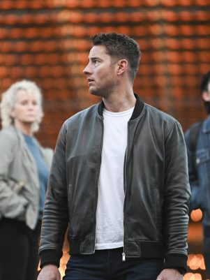 Justin Hartley Tracker Leather Jacket
