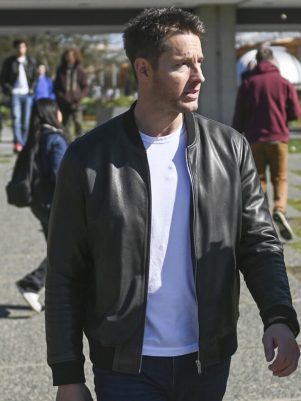 Justin Hartley Tracker Leather Jacket