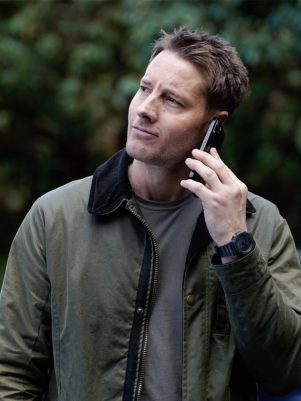 Justin Hartley Tracker S02 Green Jacket