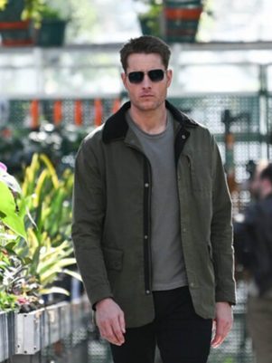 Justin Hartley Tracker S02 Green Jacket