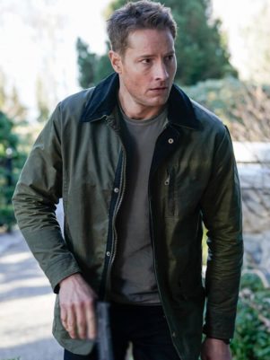 Justin Hartley Tracker S02 Green Jacket