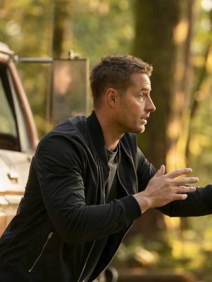 Justin Hartley Tracker Black Jacket