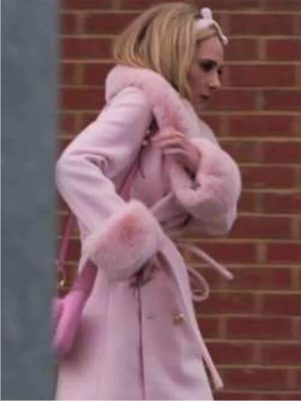 Juno Temple Ted Lasso S03 Pink Coat