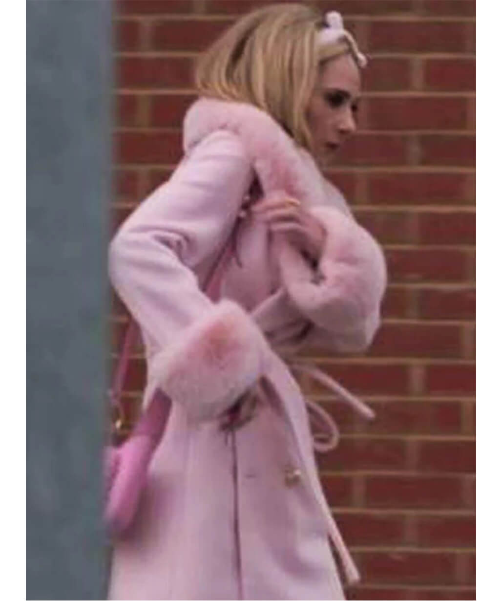 Juno Temple Ted Lasso S03 Pink Coat