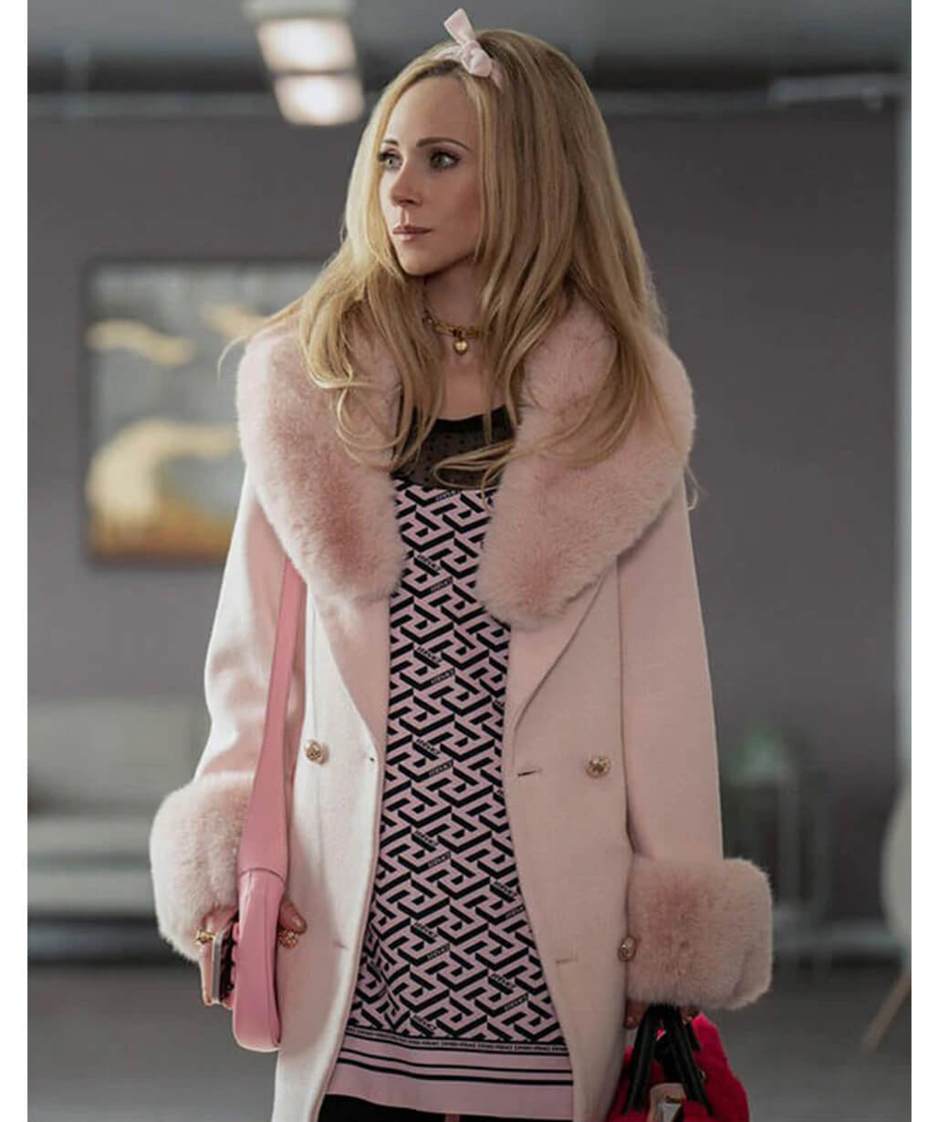 Juno Temple Ted Lasso S03 Pink Coat
