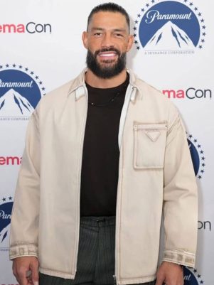 Roman Reigns Street Fighter Jacket