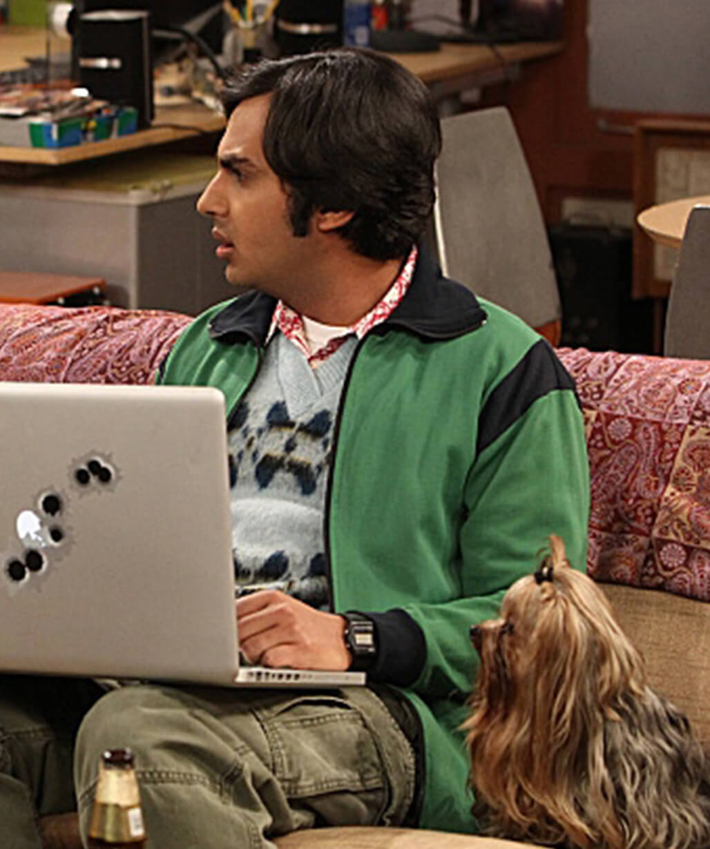 Raj The Big Bang Green Jacket
