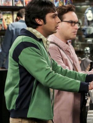 Raj The Big Bang Green Jacket