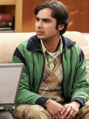 Raj The Big Bang Green Jacket