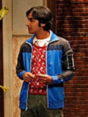 Kunal Nayyar The Big Bang Theory Blue Jacket