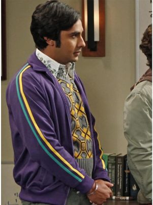 Big Bang Theory Kunal Nayya Purple Jacket