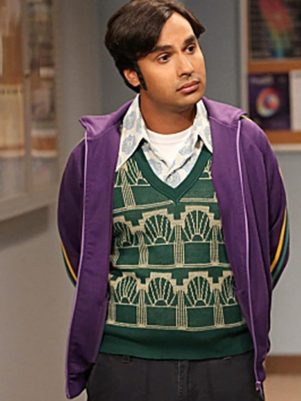 Big Bang Theory Kunal Nayya Purple Jacket