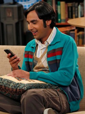 Kunal Nayyar Big Bang Theory Teal Jacket