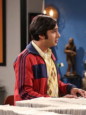 The Big Bang Theory Kunal Nayyar Red Track Jacket