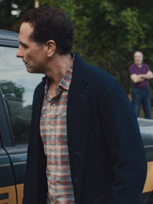 Matthew Rhys Widow's Bay Blue Blazer