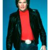 David Hasselhoff Knight Rider Black Leather Jacket